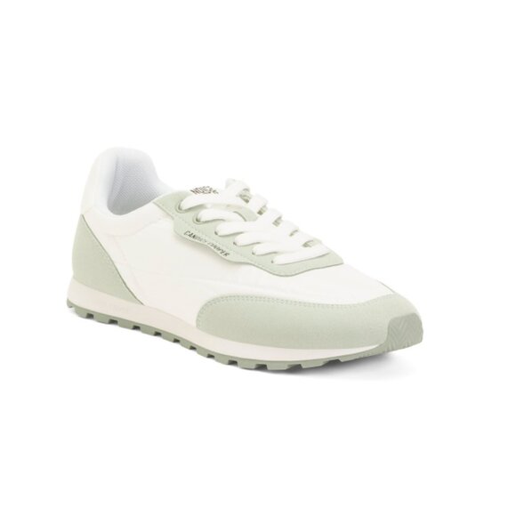 CANDICE COOPER Mint/white Made In Italy Plume Sneakers
